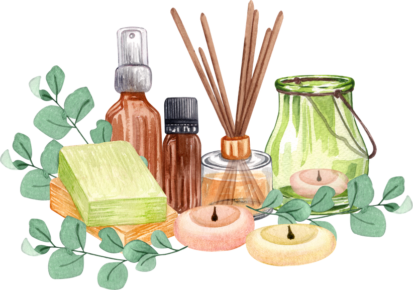 Aromatherapy Spa Illustration