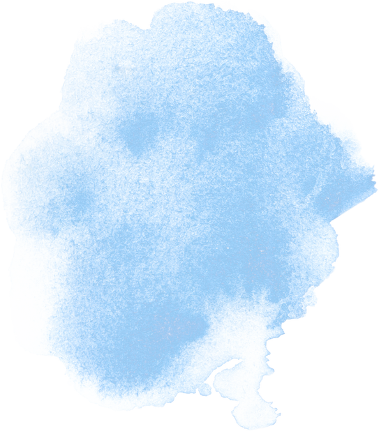 Light Blue Watercolor Mark Illustration